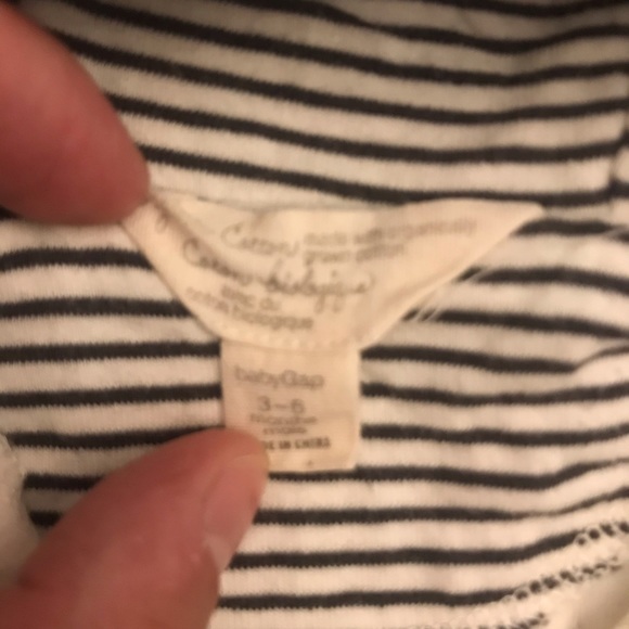Baby Gap Striped Hoodie - Picture 2 of 5